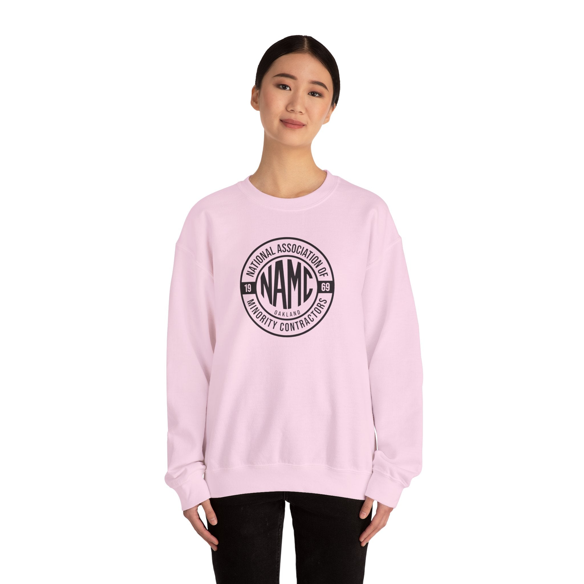 NAMC Unisex Heavy Blend Sweatshirt, Cozy Crewneck for Comfort, Perfect Gift for Contractors, Casual Wear, Team Apparel