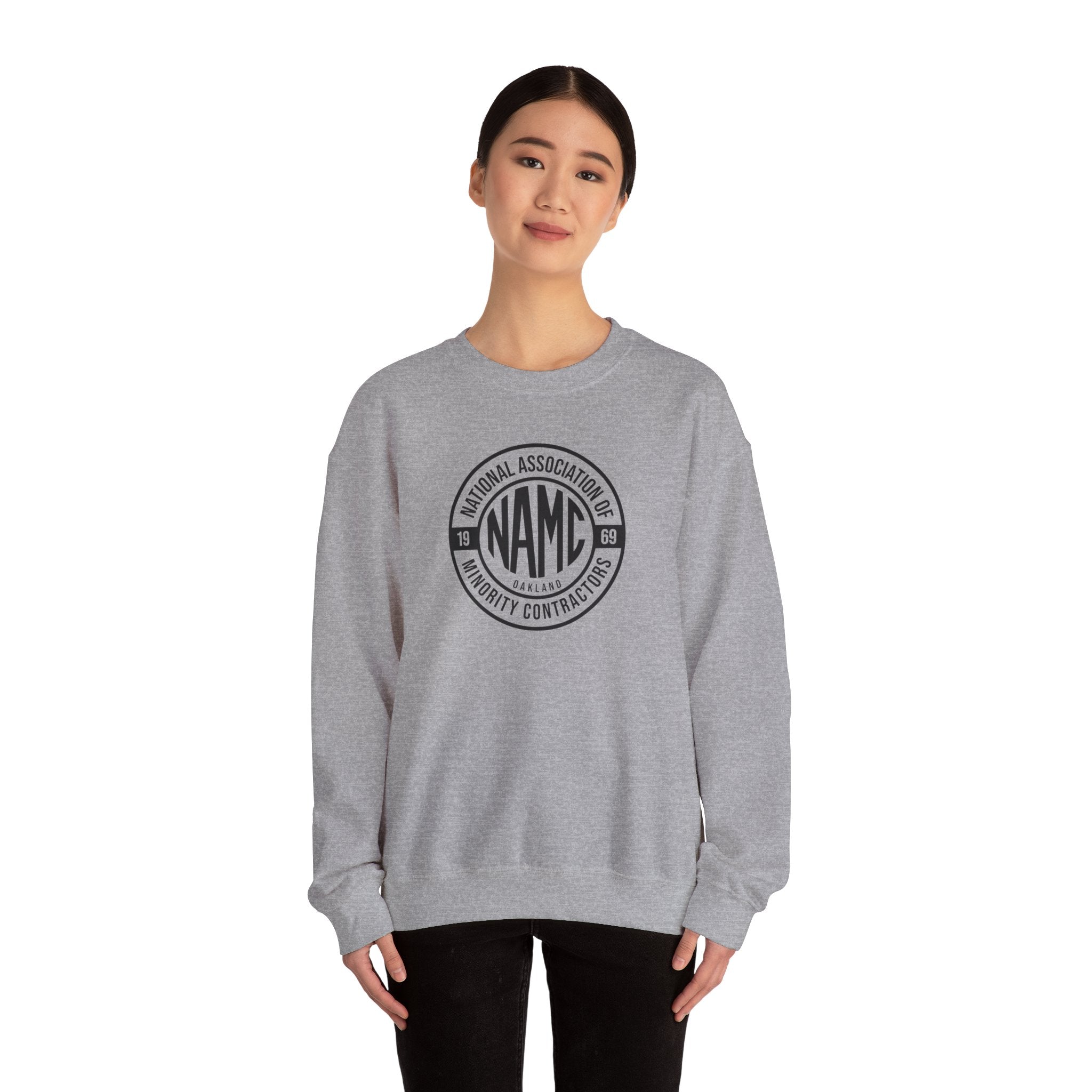 NAMC Unisex Heavy Blend Sweatshirt, Cozy Crewneck for Comfort, Perfect Gift for Contractors, Casual Wear, Team Apparel
