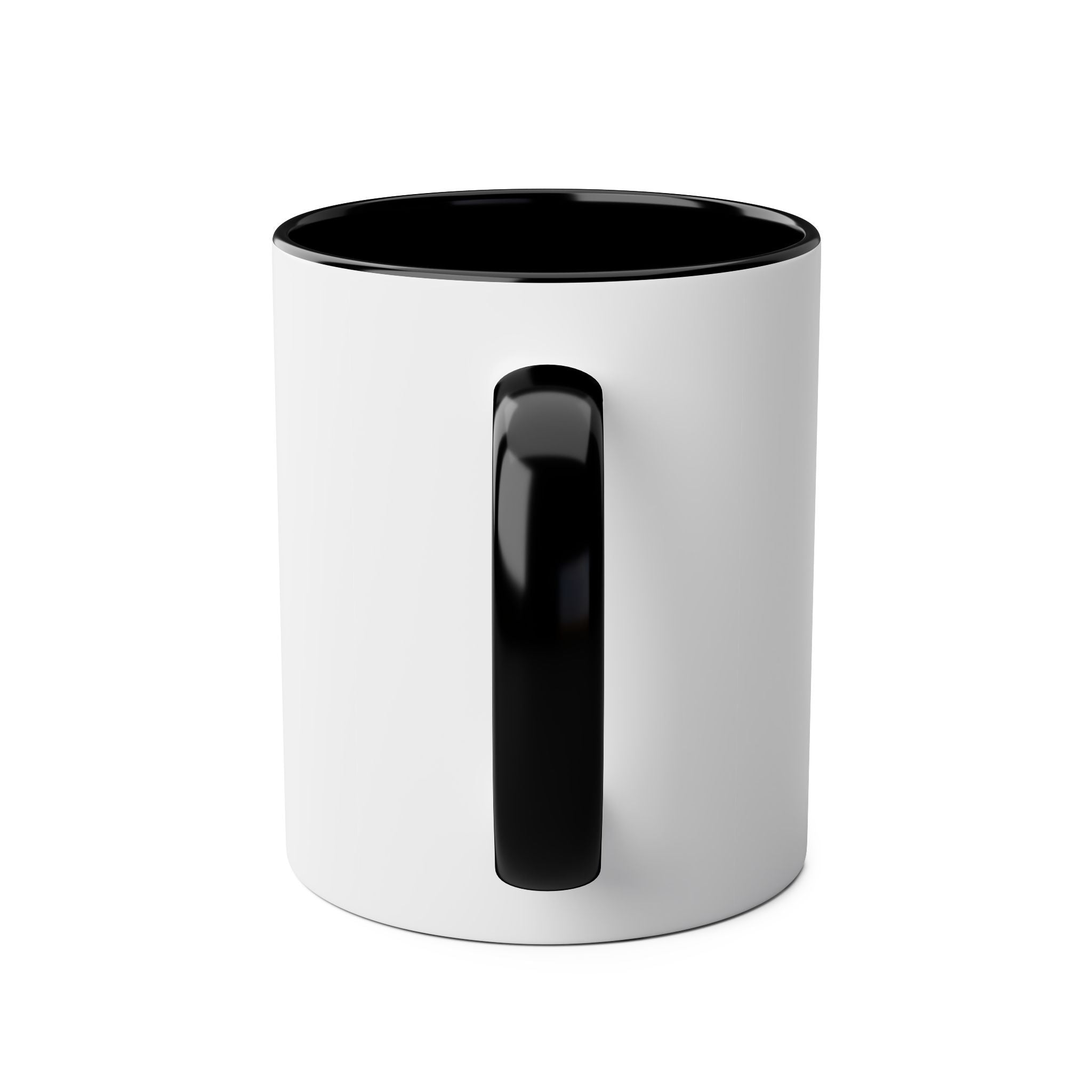 Two-Tone Coffee Mug, NAMC Logo Gift, Customizable Minority Contractors Cup, Unique Office Decor, Perfect for Meetings, Promotional Item