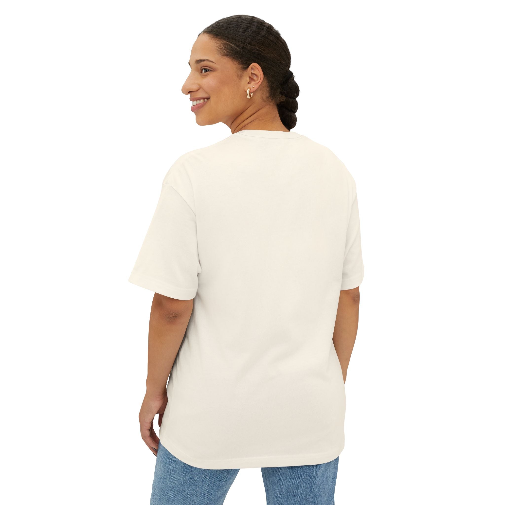 Unisex Oversized Boxy Tee - Comfortable Casual Wear, Perfect for Lounging, Holidays, Gift for Friends, Everyday Style