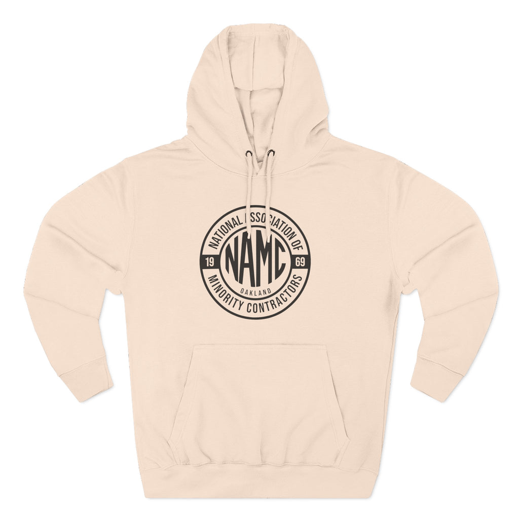NAMC Three-Panel Fleece Hoodie | Cozy Sweatshirt, Unisex Pullover, Perfect for Casual Wear, Gift for Contractors, Year-Round Comfort