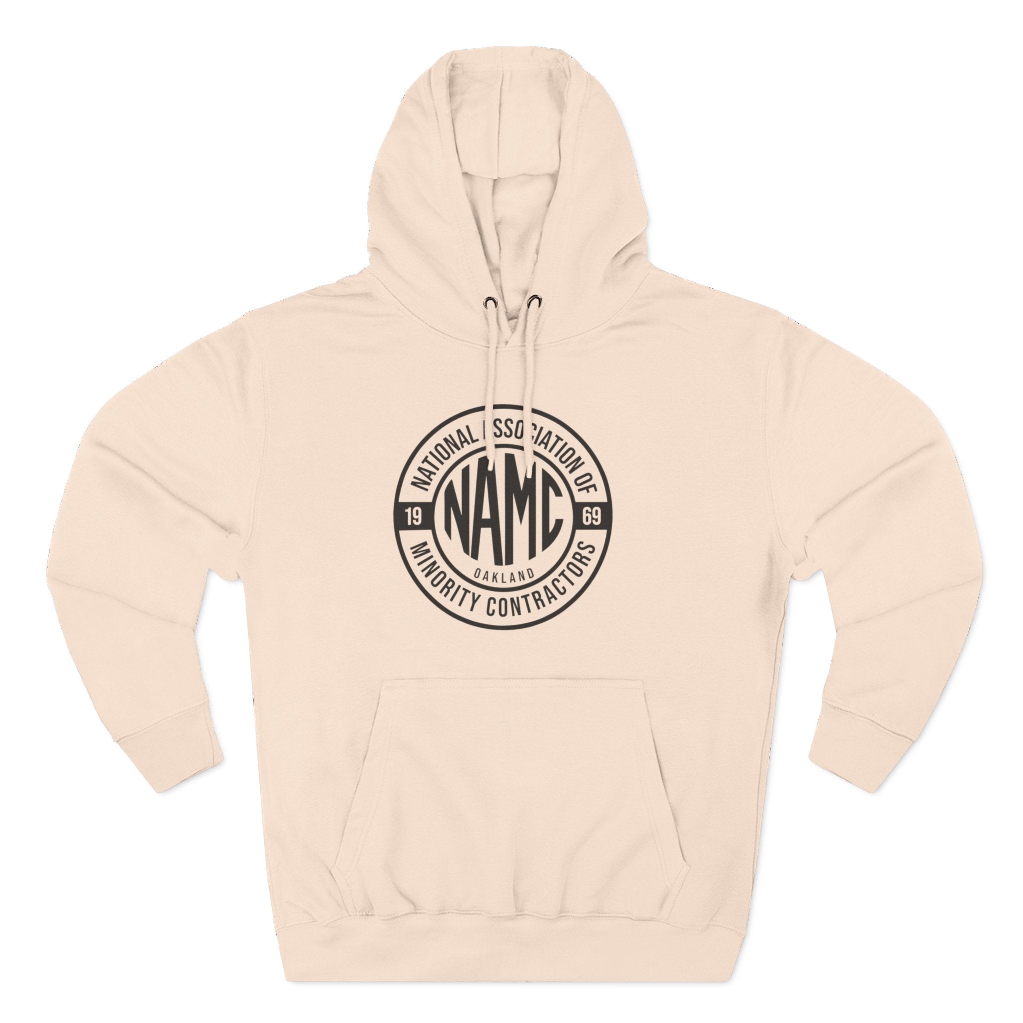 NAMC Three-Panel Fleece Hoodie | Cozy Sweatshirt, Unisex Pullover, Perfect for Casual Wear, Gift for Contractors, Year-Round Comfort