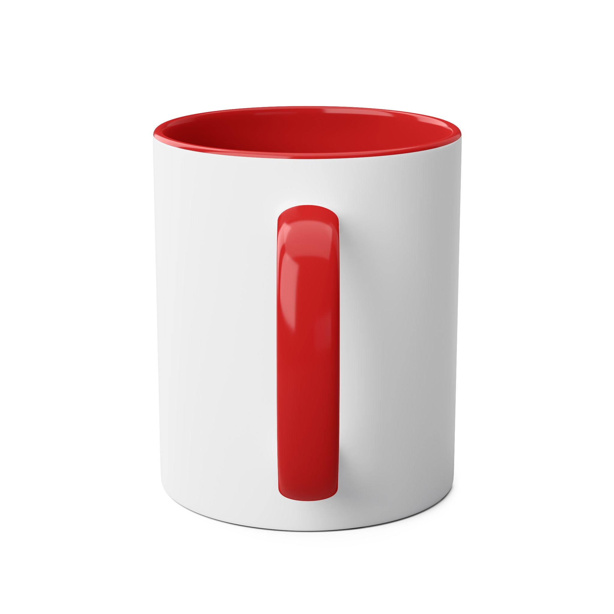 Two-Tone Coffee Mug, NAMC Logo Gift, Customizable Minority Contractors Cup, Unique Office Decor, Perfect for Meetings, Promotional Item