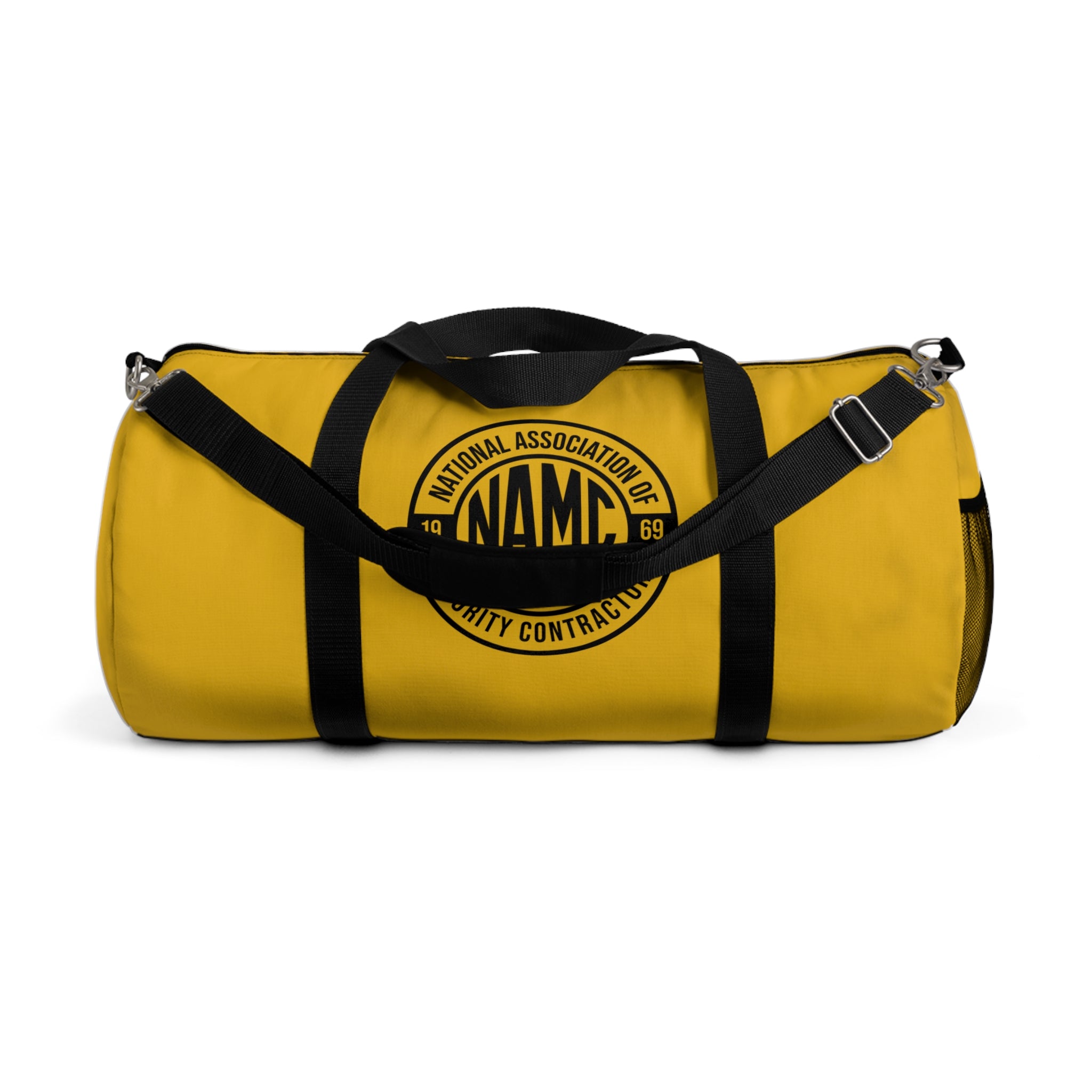 Stylish Duffel Bag for Travel, Gym, or Sports - NAMC Logo, Perfect for Fitness Enthusiasts, Weekend Getaways, and Everyday Use