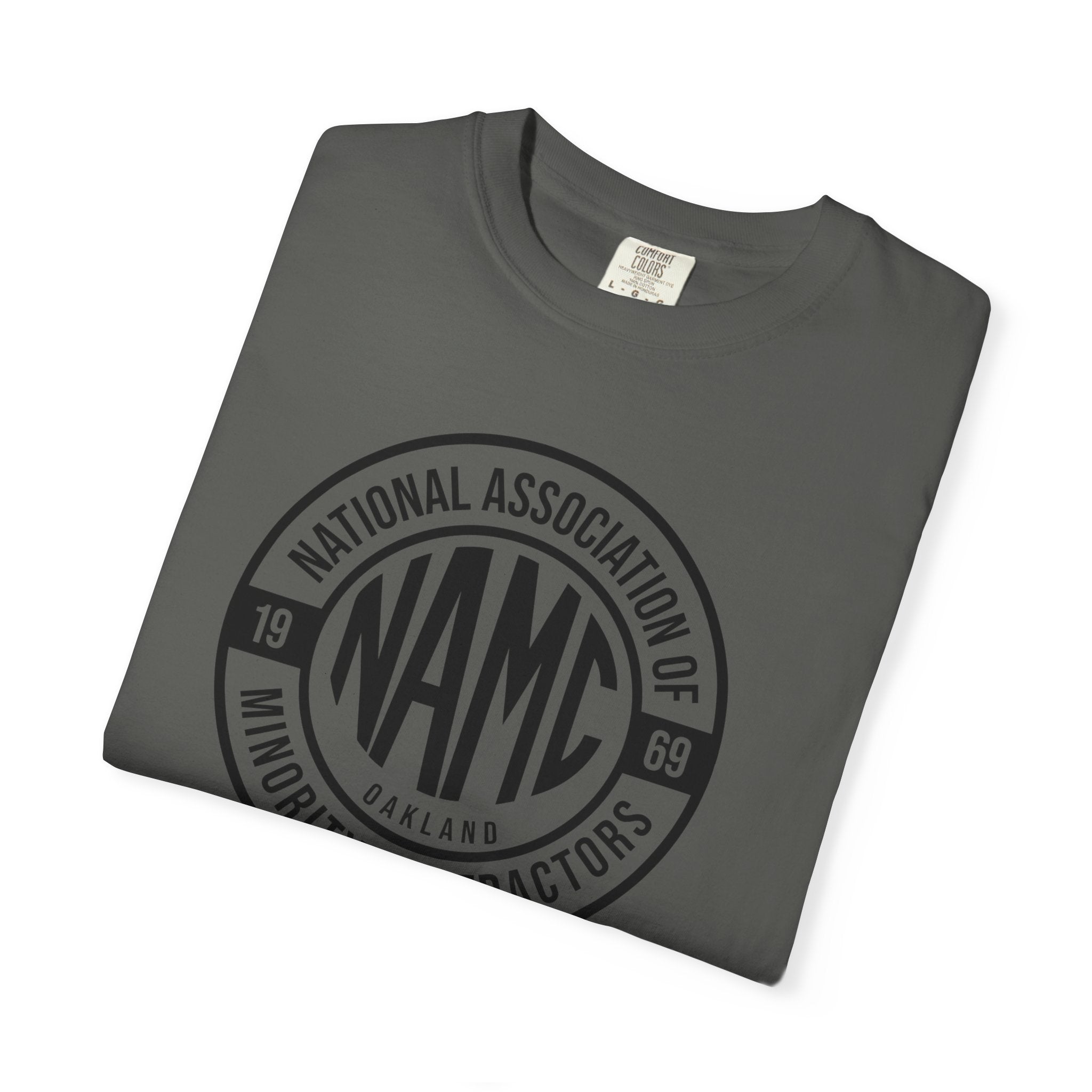 Unisex Garment-Dyed T-shirt with NAMC Logo, Casual Tee, Comfortable Tee, Gift for Him/Her, Eco-Friendly Fashion