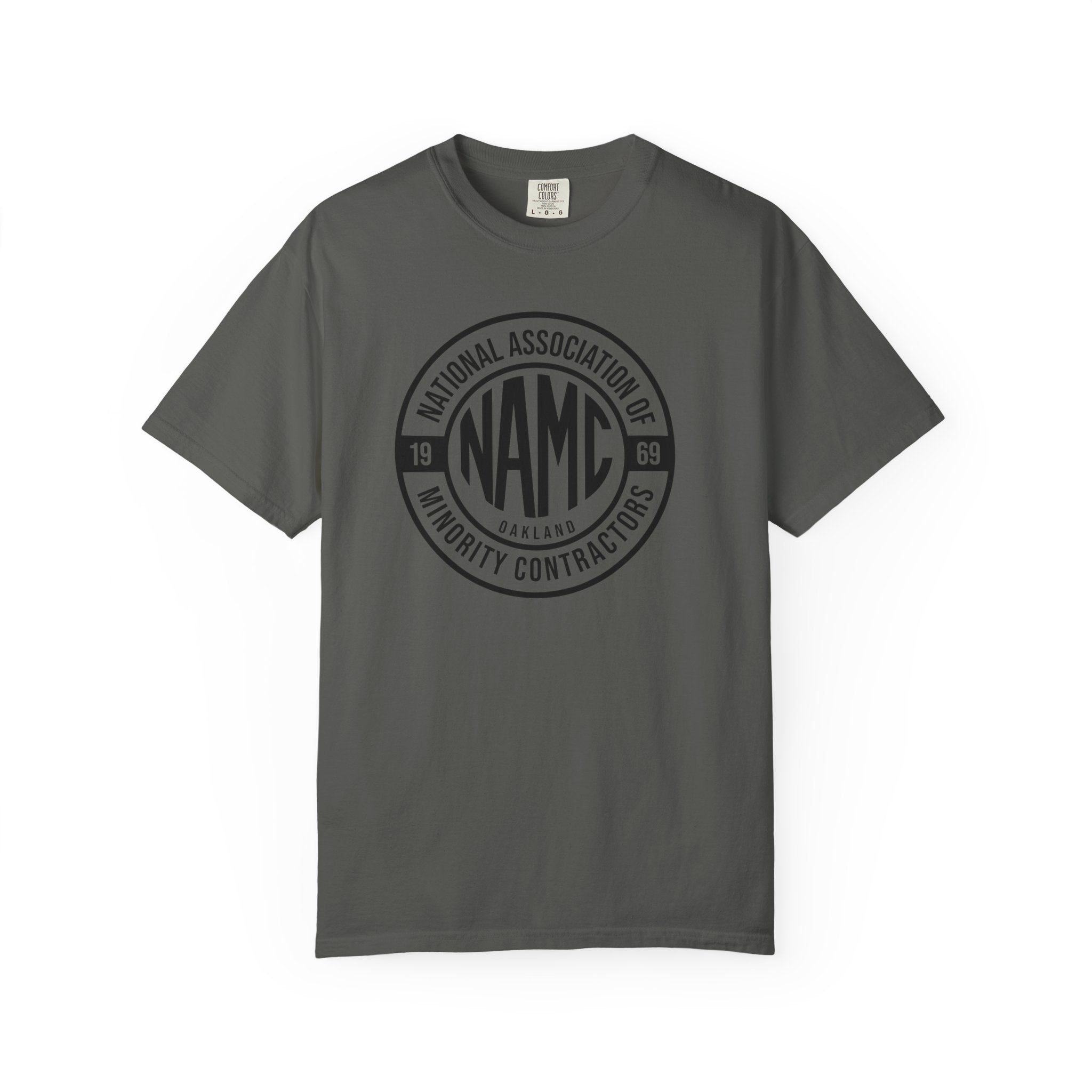 Unisex Garment-Dyed T-shirt with NAMC Logo, Casual Tee, Comfortable Tee, Gift for Him/Her, Eco-Friendly Fashion