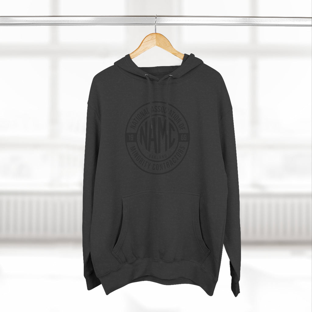 NAMC Three-Panel Fleece Hoodie | Cozy Sweatshirt, Unisex Pullover, Perfect for Casual Wear, Gift for Contractors, Year-Round Comfort