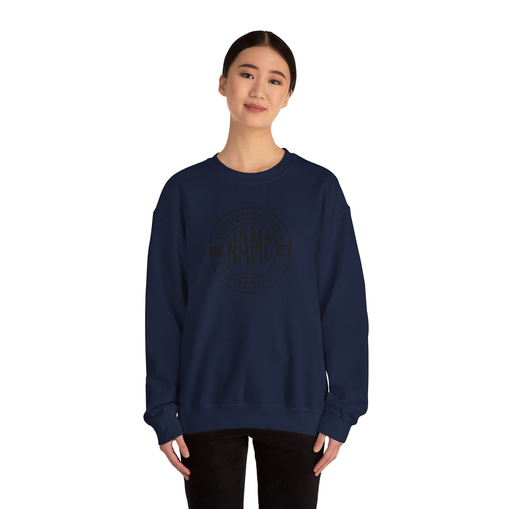 NAMC Unisex Heavy Blend Sweatshirt, Cozy Crewneck for Comfort, Perfect Gift for Contractors, Casual Wear, Team Apparel