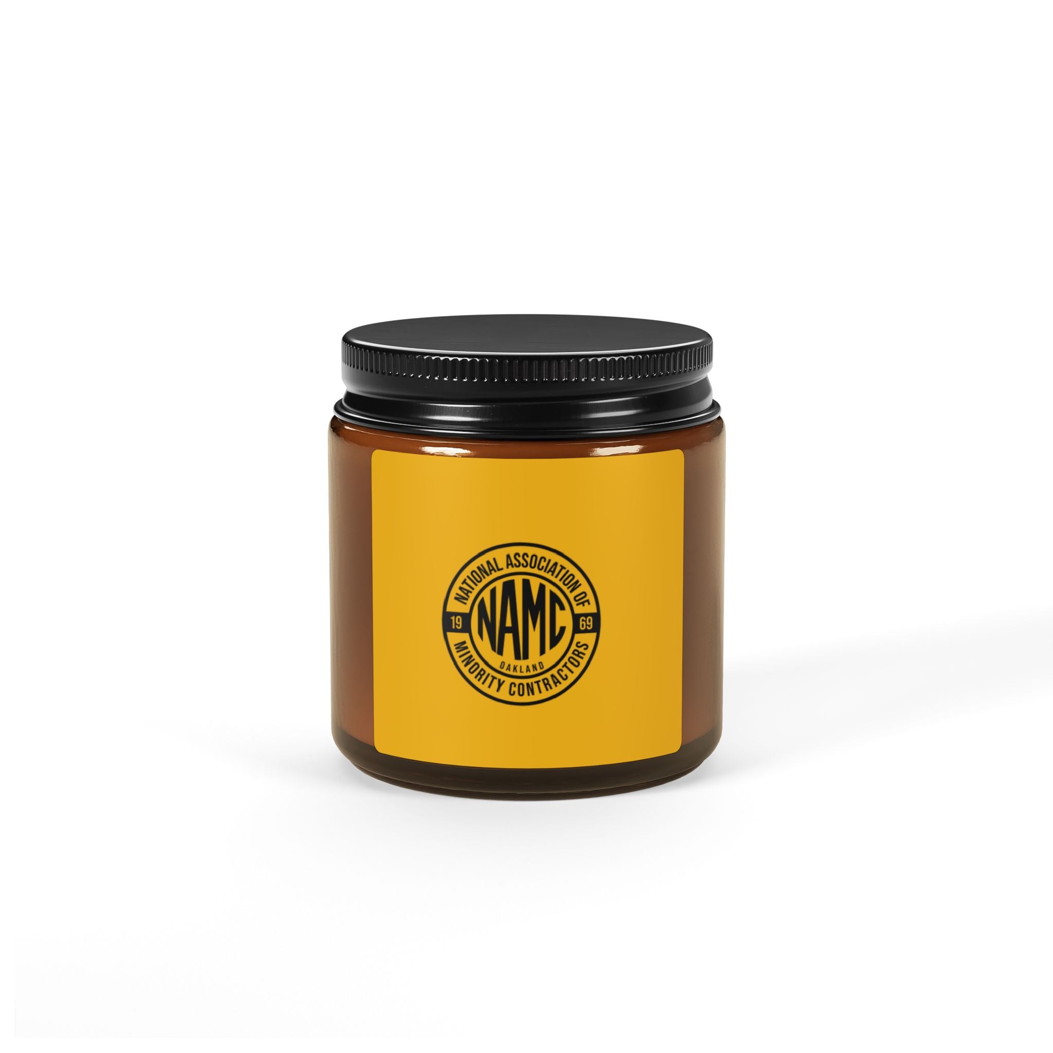 Natural Soy Candle with NAMC Logo, Scented Candle for Home, Eco-Friendly Gift, Aromatherapy Candle, Relaxing Candle Decoration