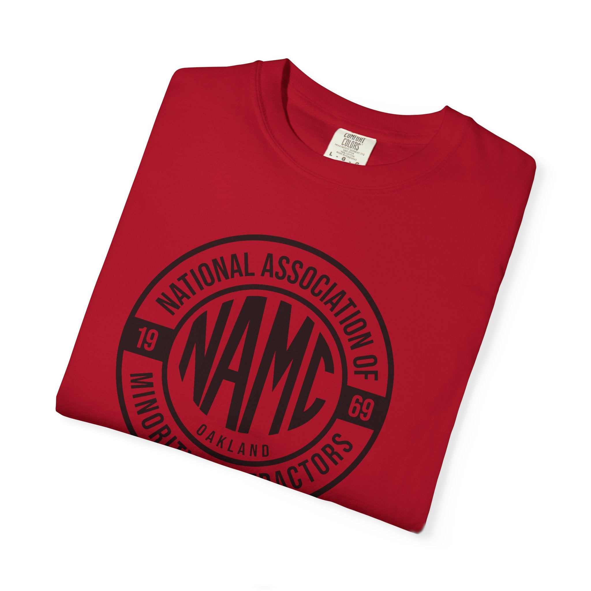Unisex Garment-Dyed T-shirt with NAMC Logo, Casual Tee, Comfortable Tee, Gift for Him/Her, Eco-Friendly Fashion