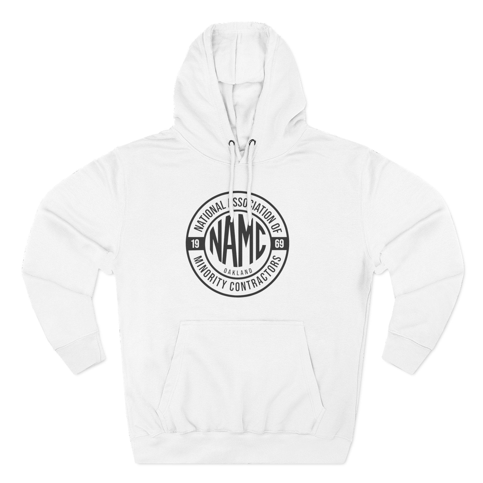 NAMC Three-Panel Fleece Hoodie | Cozy Sweatshirt, Unisex Pullover, Perfect for Casual Wear, Gift for Contractors, Year-Round Comfort