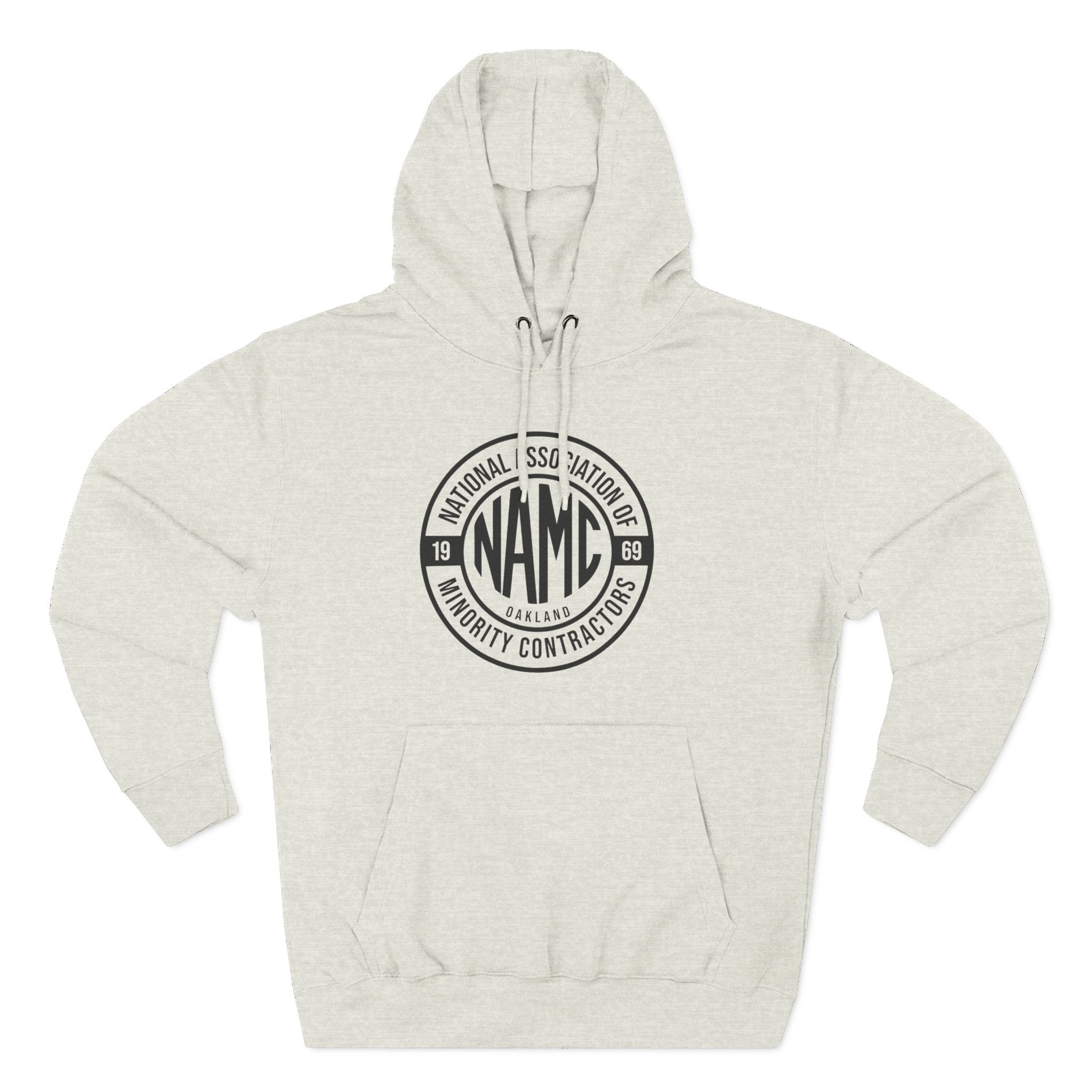 NAMC Three-Panel Fleece Hoodie | Cozy Sweatshirt, Unisex Pullover, Perfect for Casual Wear, Gift for Contractors, Year-Round Comfort