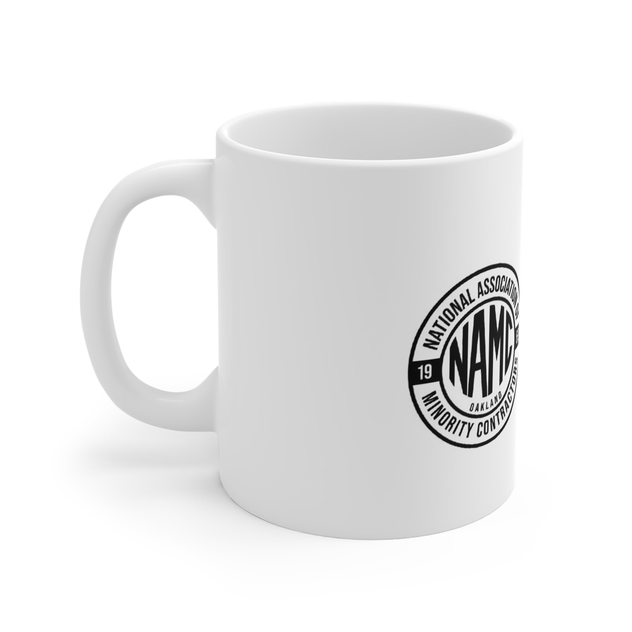 NAMC 11oz White Mug - Perfect Gift for Contractors, Home Office, Work Meetings, Coffee Lovers, Professional Milestones