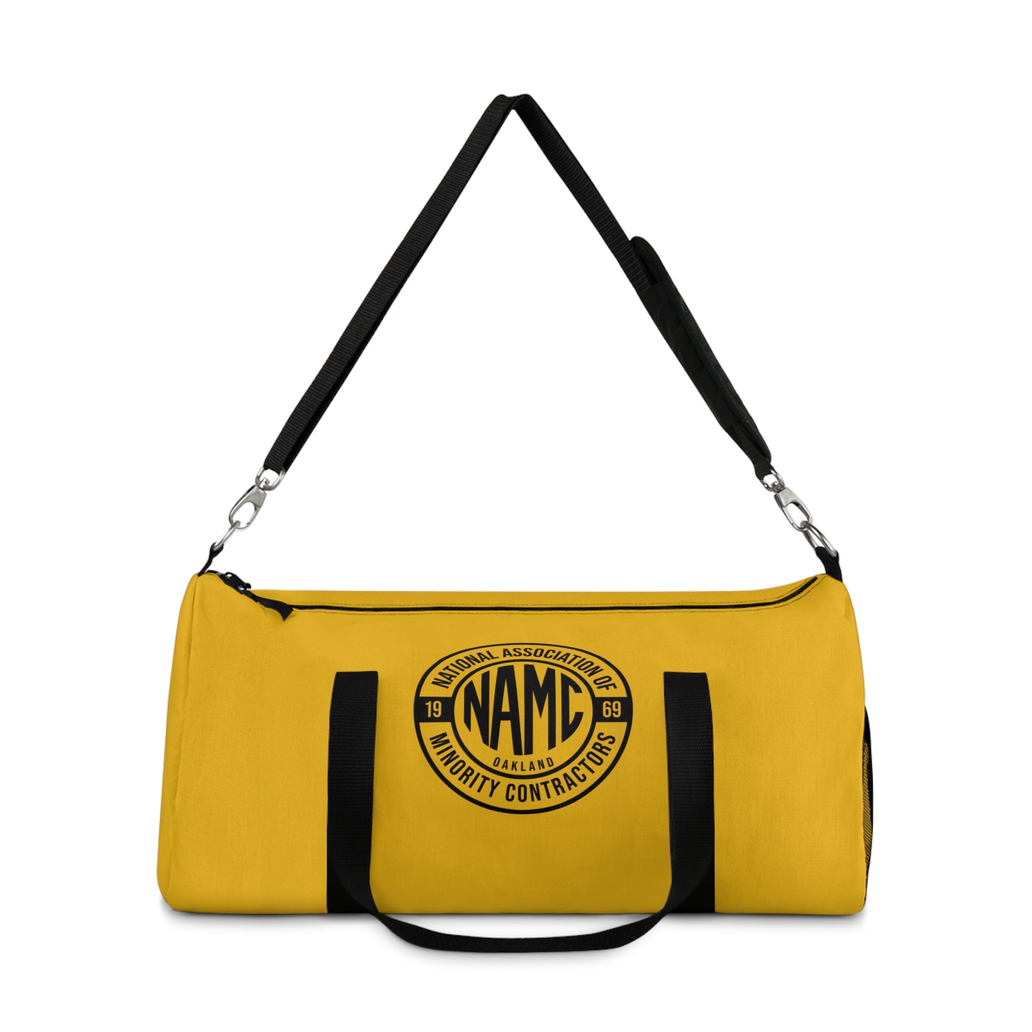Stylish Duffel Bag for Travel, Gym, or Sports - NAMC Logo, Perfect for Fitness Enthusiasts, Weekend Getaways, and Everyday Use
