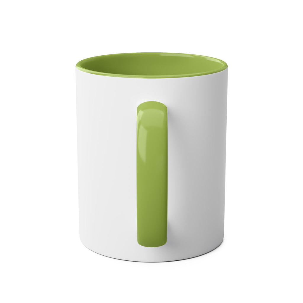 Two-Tone Coffee Mug, NAMC Logo Gift, Customizable Minority Contractors Cup, Unique Office Decor, Perfect for Meetings, Promotional Item
