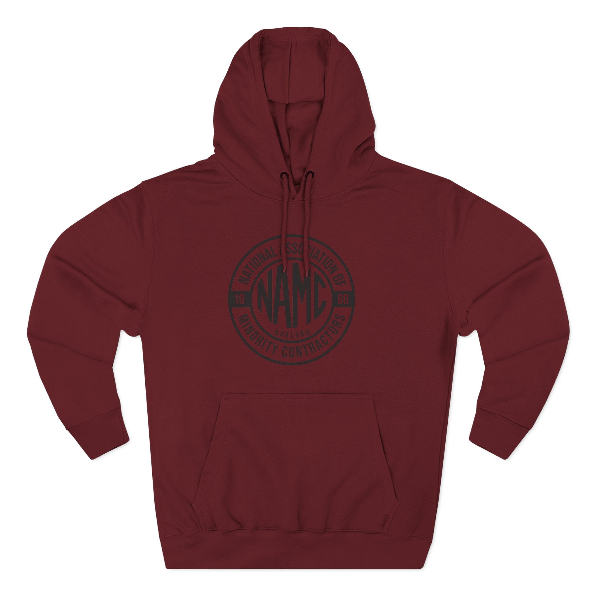 NAMC Three-Panel Fleece Hoodie | Cozy Sweatshirt, Unisex Pullover, Perfect for Casual Wear, Gift for Contractors, Year-Round Comfort