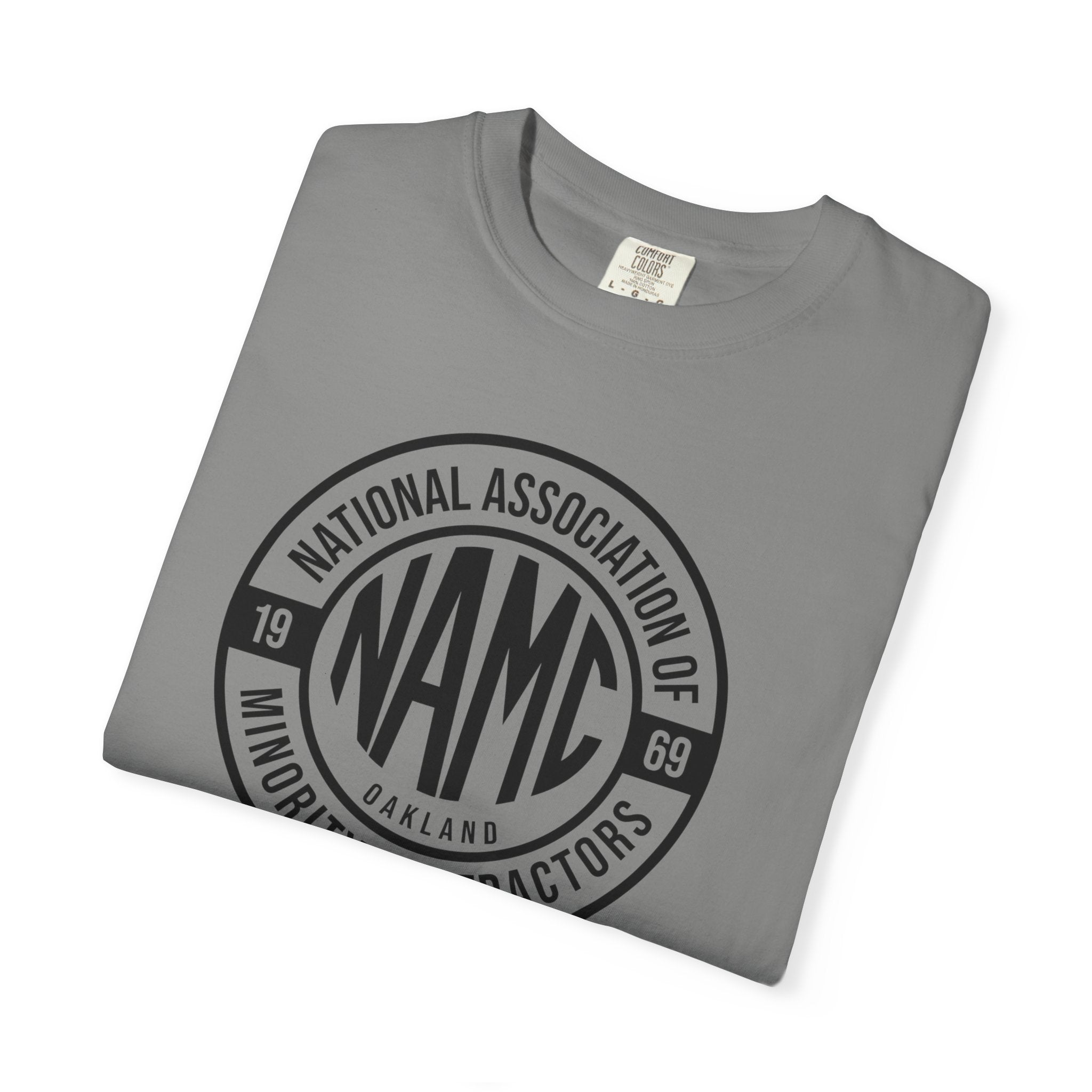 Unisex Garment-Dyed T-shirt with NAMC Logo, Casual Tee, Comfortable Tee, Gift for Him/Her, Eco-Friendly Fashion
