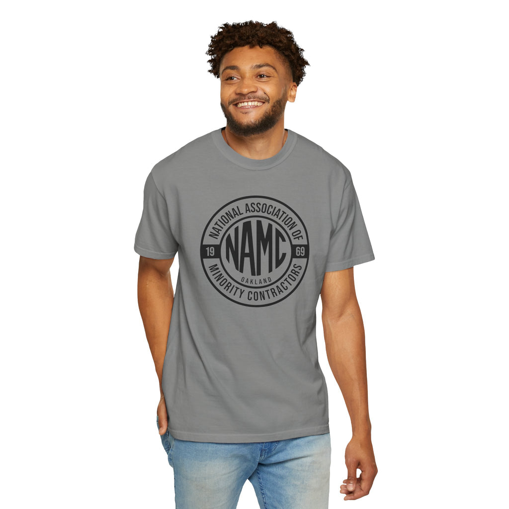 Unisex Garment-Dyed T-shirt with NAMC Logo, Casual Tee, Comfortable Tee, Gift for Him/Her, Eco-Friendly Fashion