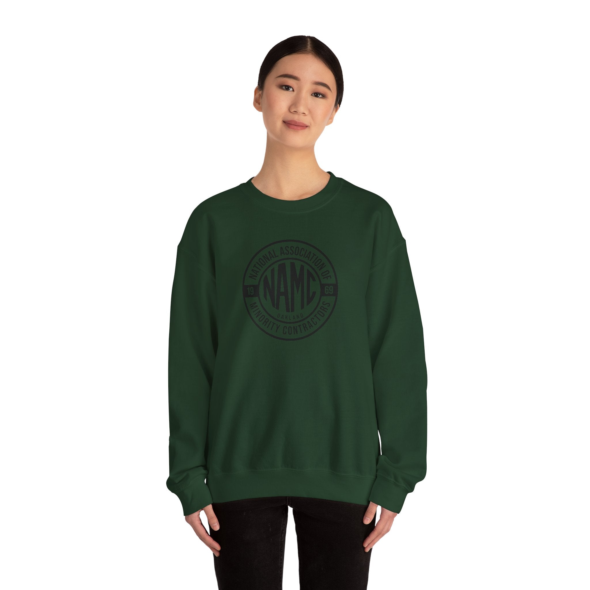 NAMC Unisex Heavy Blend Sweatshirt, Cozy Crewneck for Comfort, Perfect Gift for Contractors, Casual Wear, Team Apparel