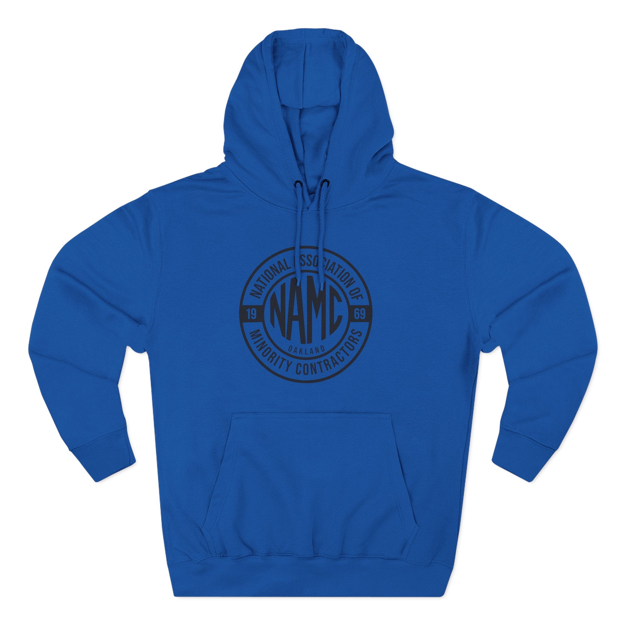 NAMC Three-Panel Fleece Hoodie | Cozy Sweatshirt, Unisex Pullover, Perfect for Casual Wear, Gift for Contractors, Year-Round Comfort