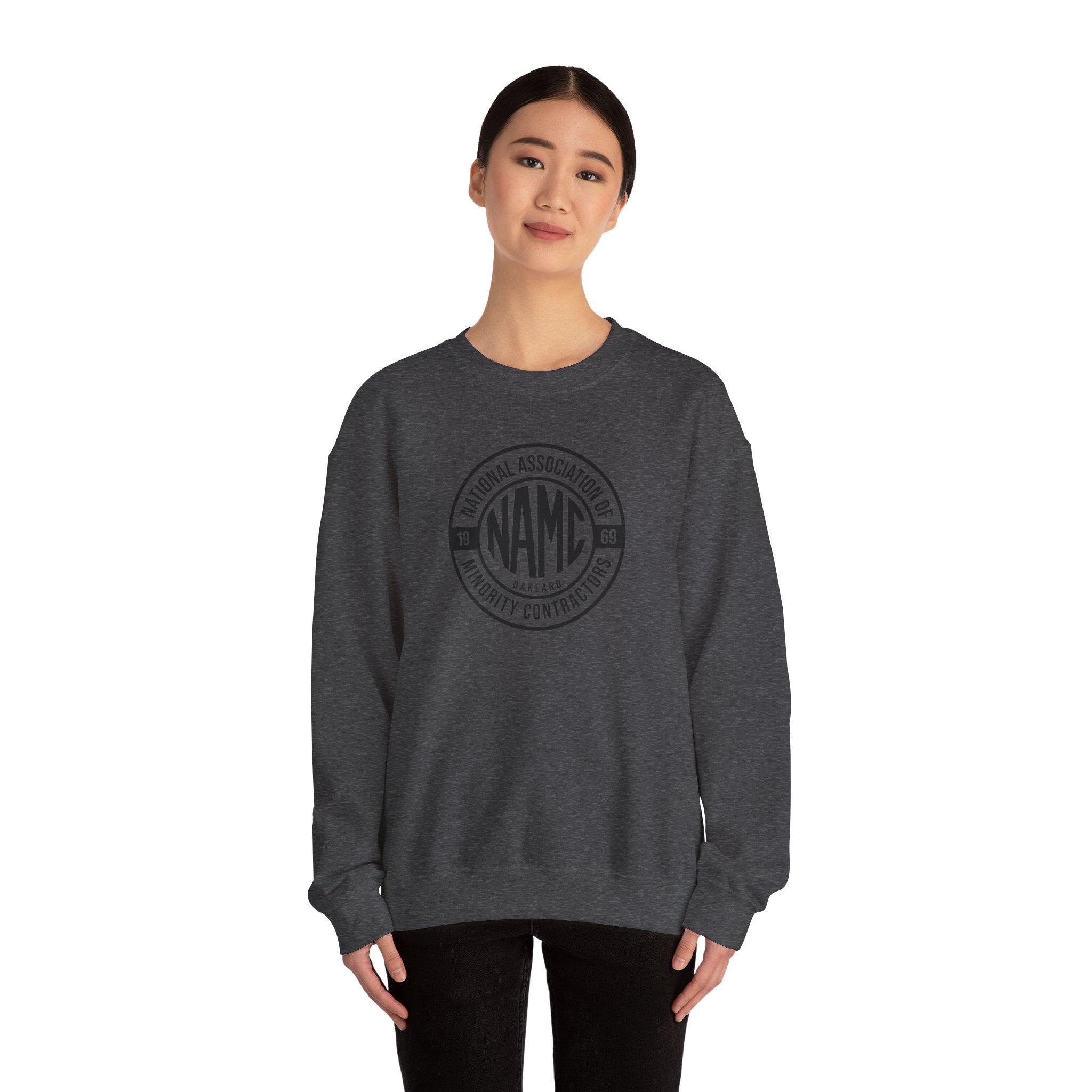 NAMC Unisex Heavy Blend Sweatshirt, Cozy Crewneck for Comfort, Perfect Gift for Contractors, Casual Wear, Team Apparel