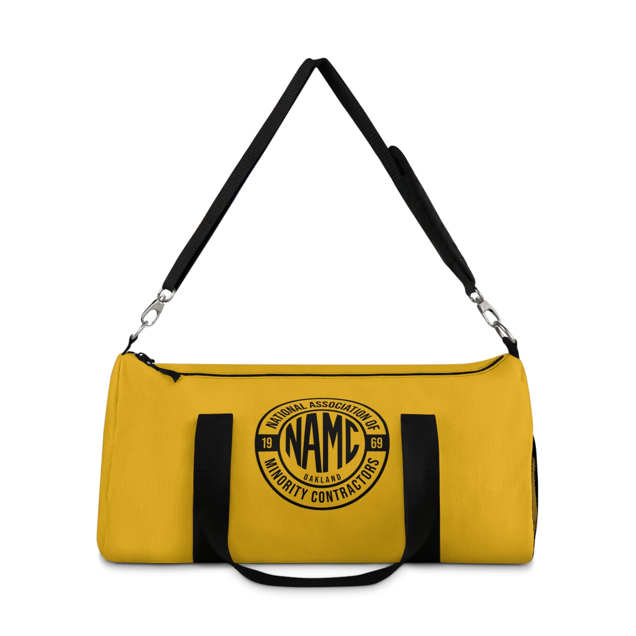 Stylish Duffel Bag for Travel, Gym, or Sports - NAMC Logo, Perfect for Fitness Enthusiasts, Weekend Getaways, and Everyday Use
