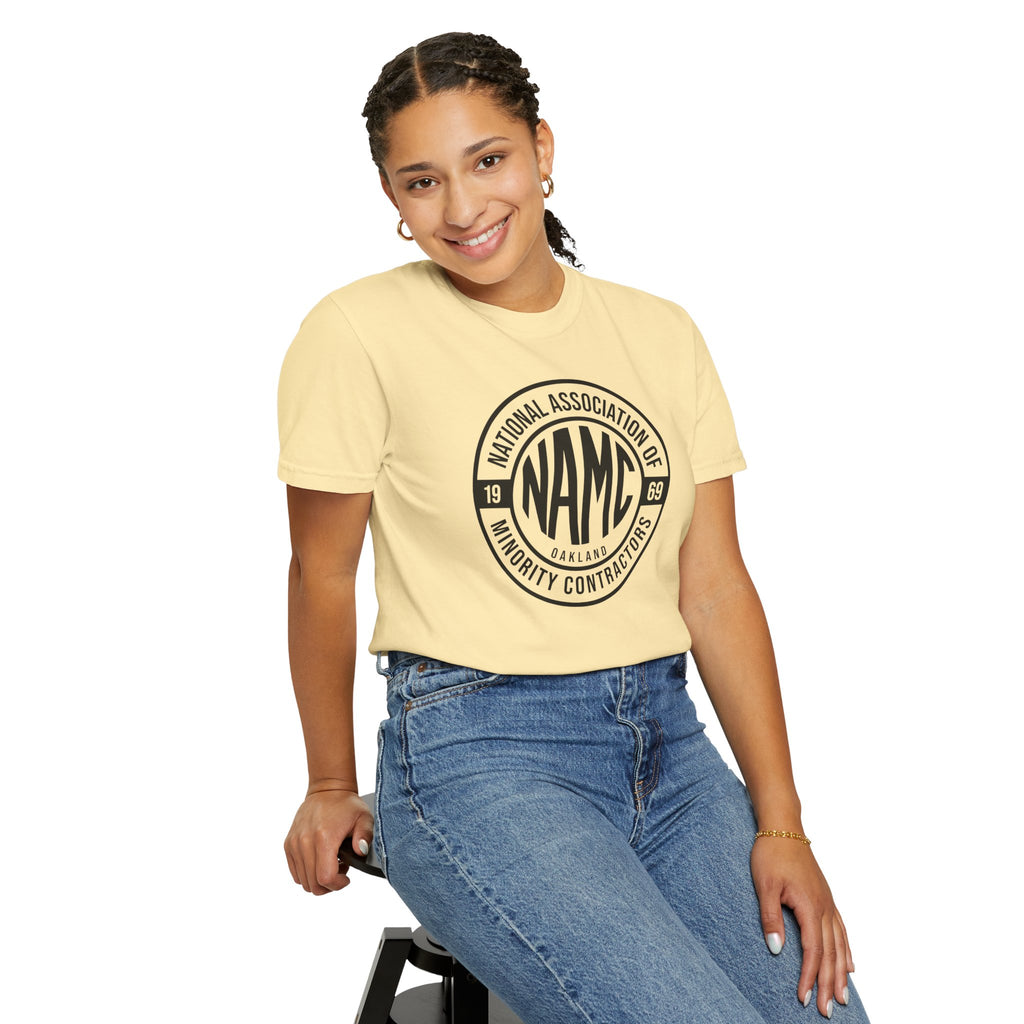 Unisex Garment-Dyed T-shirt with NAMC Logo, Casual Tee, Comfortable Tee, Gift for Him/Her, Eco-Friendly Fashion