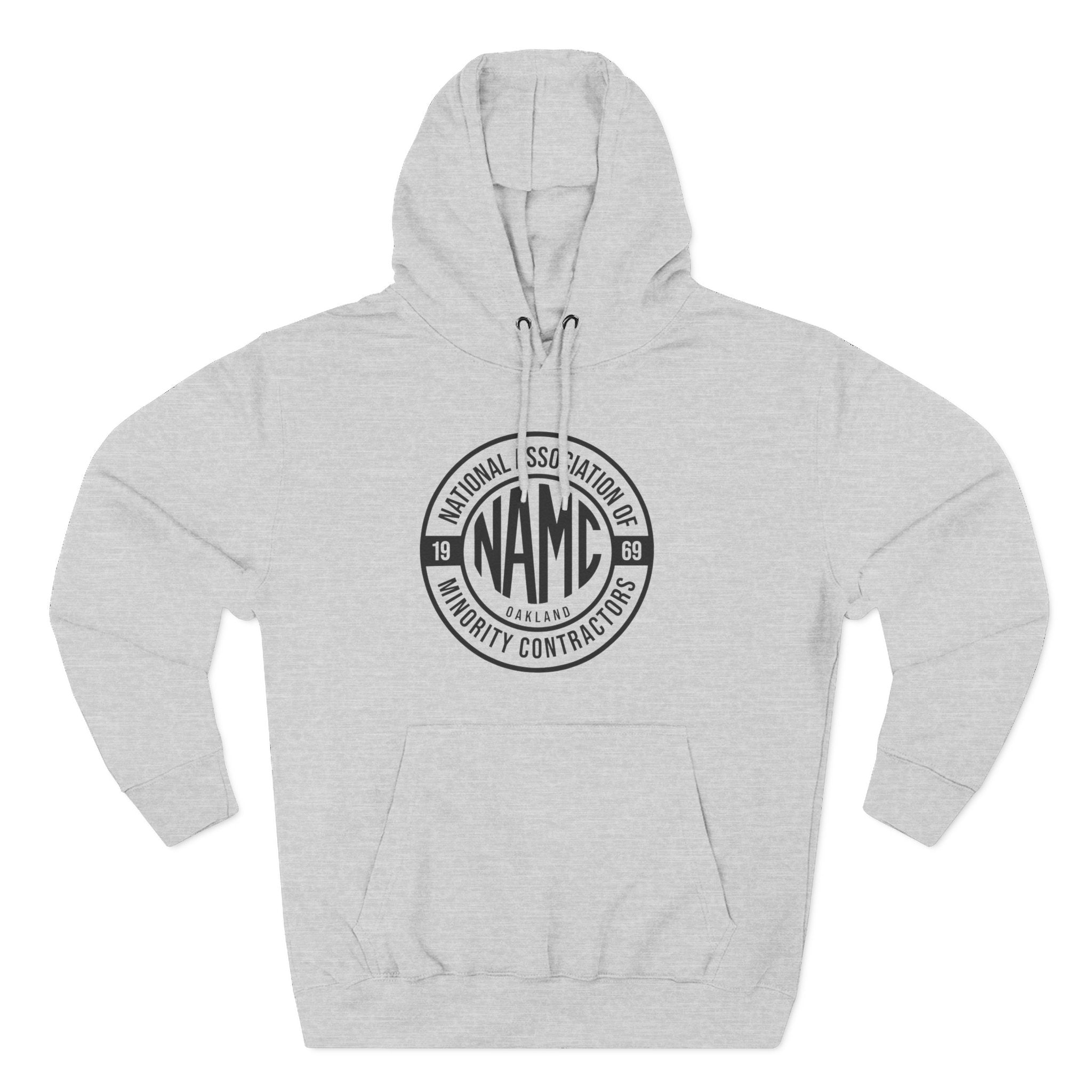 NAMC Three-Panel Fleece Hoodie | Cozy Sweatshirt, Unisex Pullover, Perfect for Casual Wear, Gift for Contractors, Year-Round Comfort