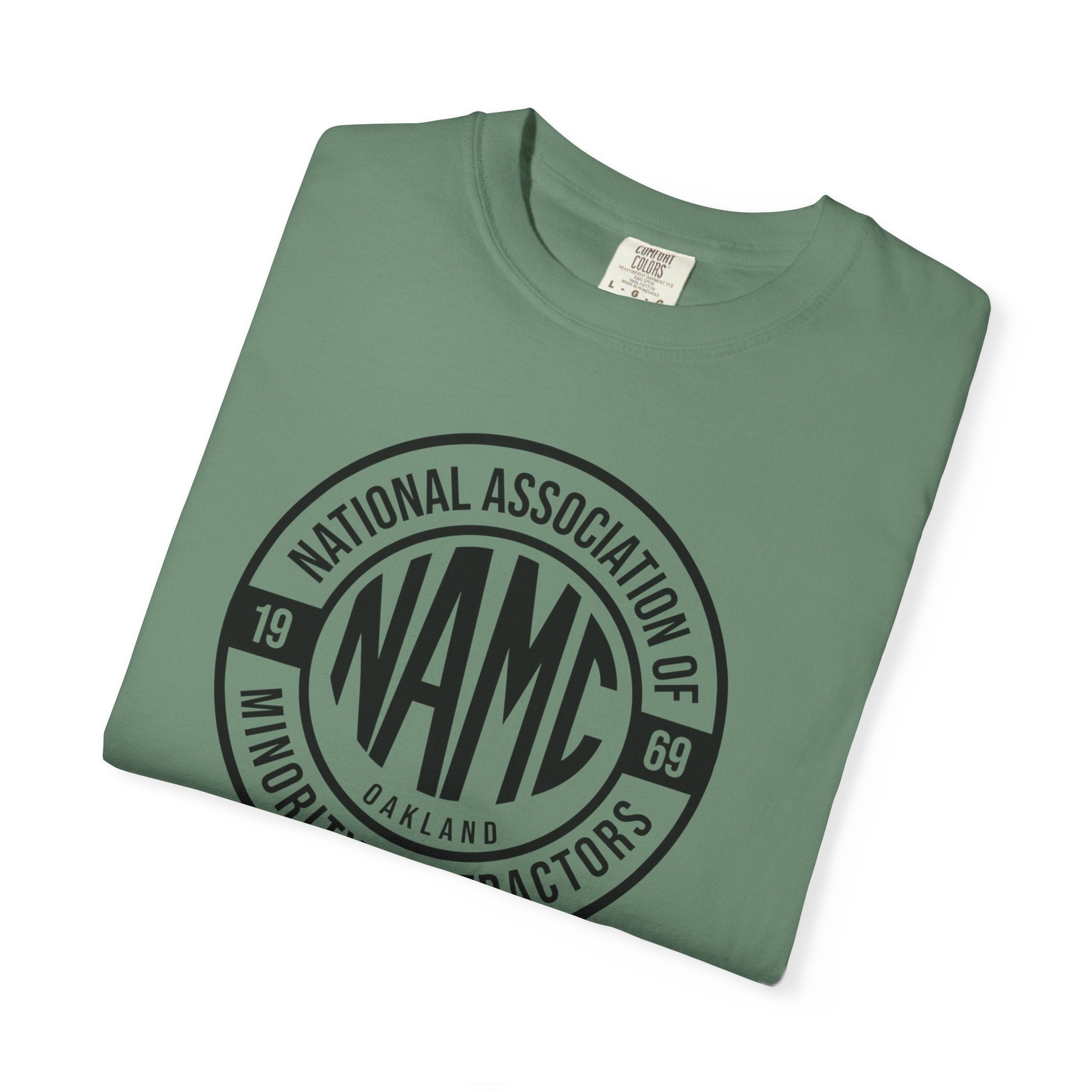 Unisex Garment-Dyed T-shirt with NAMC Logo, Casual Tee, Comfortable Tee, Gift for Him/Her, Eco-Friendly Fashion