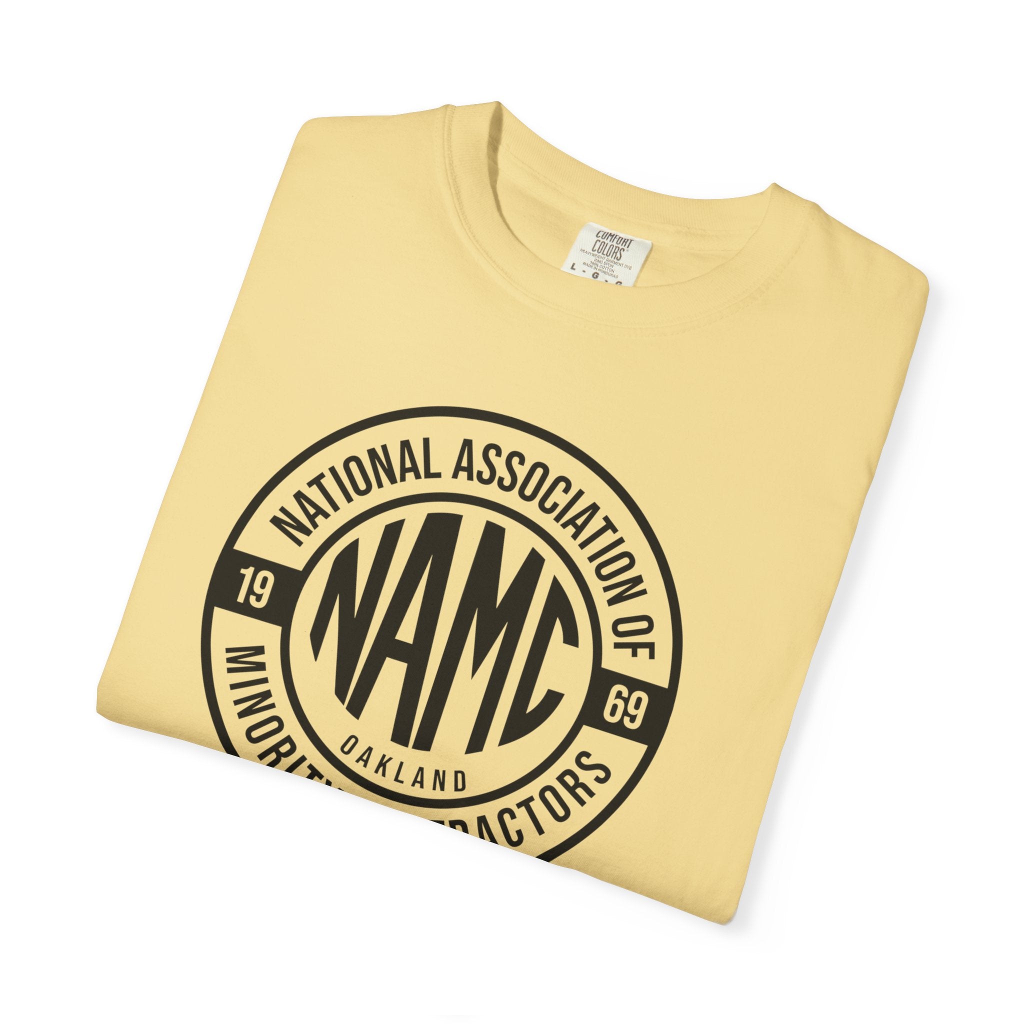 Unisex Garment-Dyed T-shirt with NAMC Logo, Casual Tee, Comfortable Tee, Gift for Him/Her, Eco-Friendly Fashion