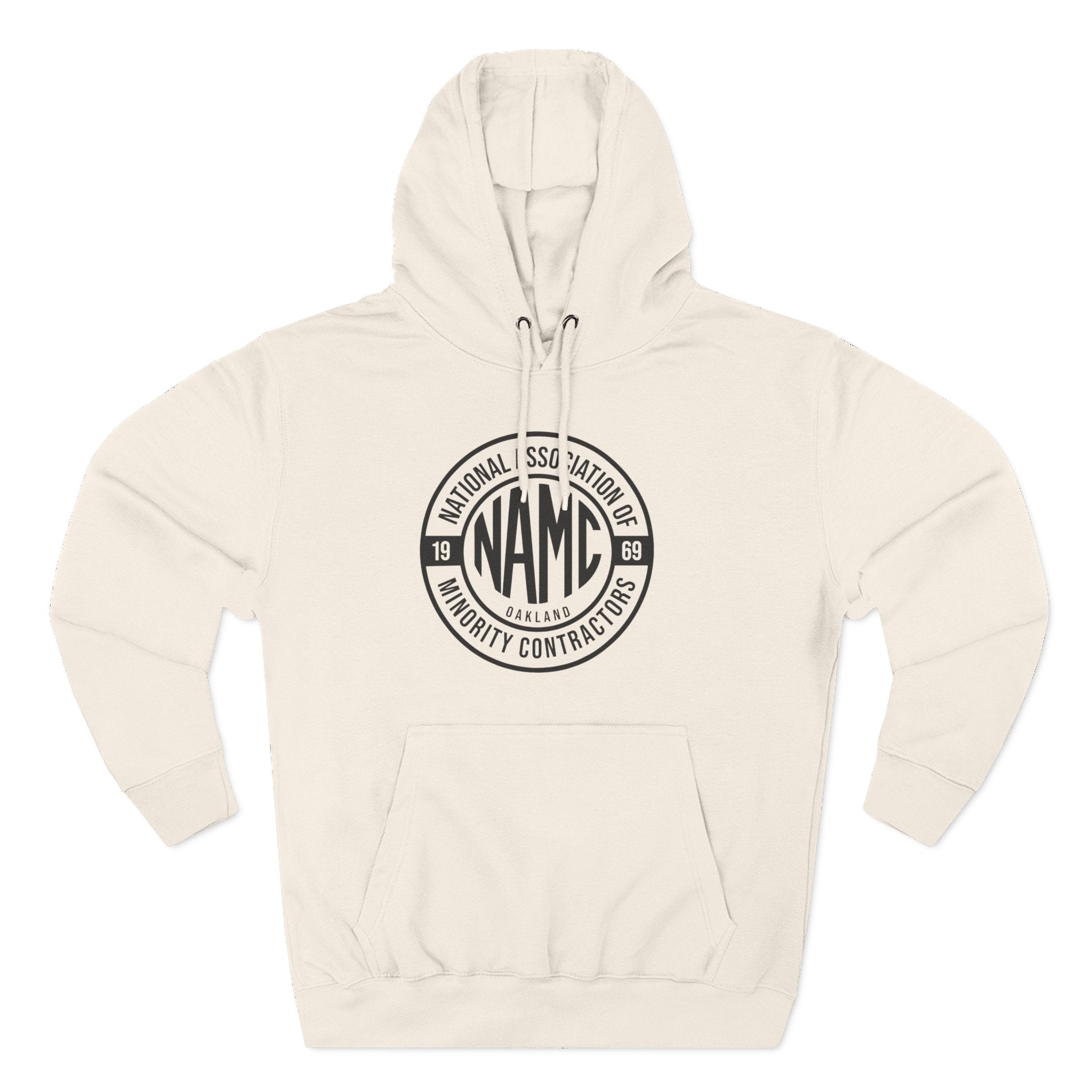 NAMC Three-Panel Fleece Hoodie | Cozy Sweatshirt, Unisex Pullover, Perfect for Casual Wear, Gift for Contractors, Year-Round Comfort