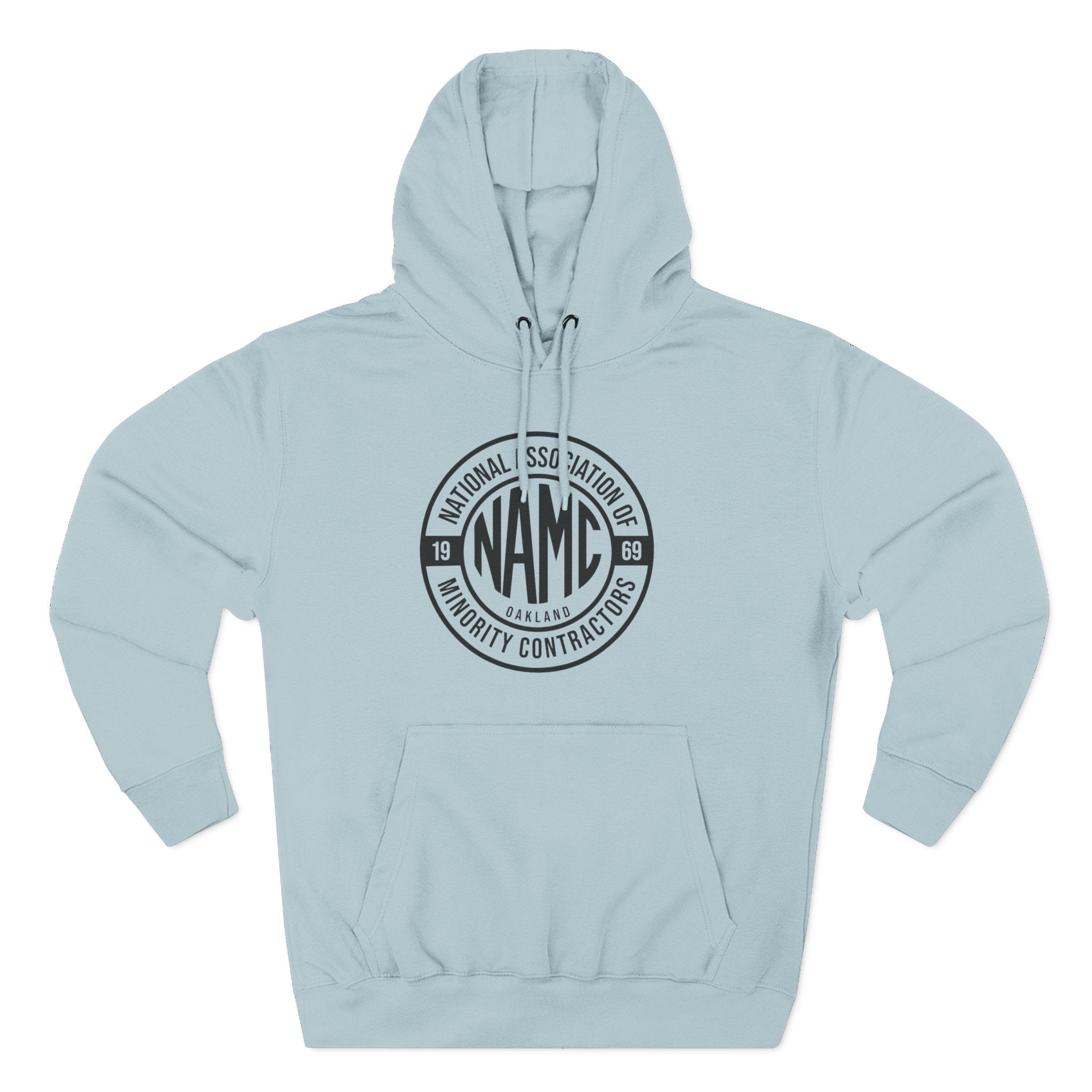 NAMC Three-Panel Fleece Hoodie | Cozy Sweatshirt, Unisex Pullover, Perfect for Casual Wear, Gift for Contractors, Year-Round Comfort