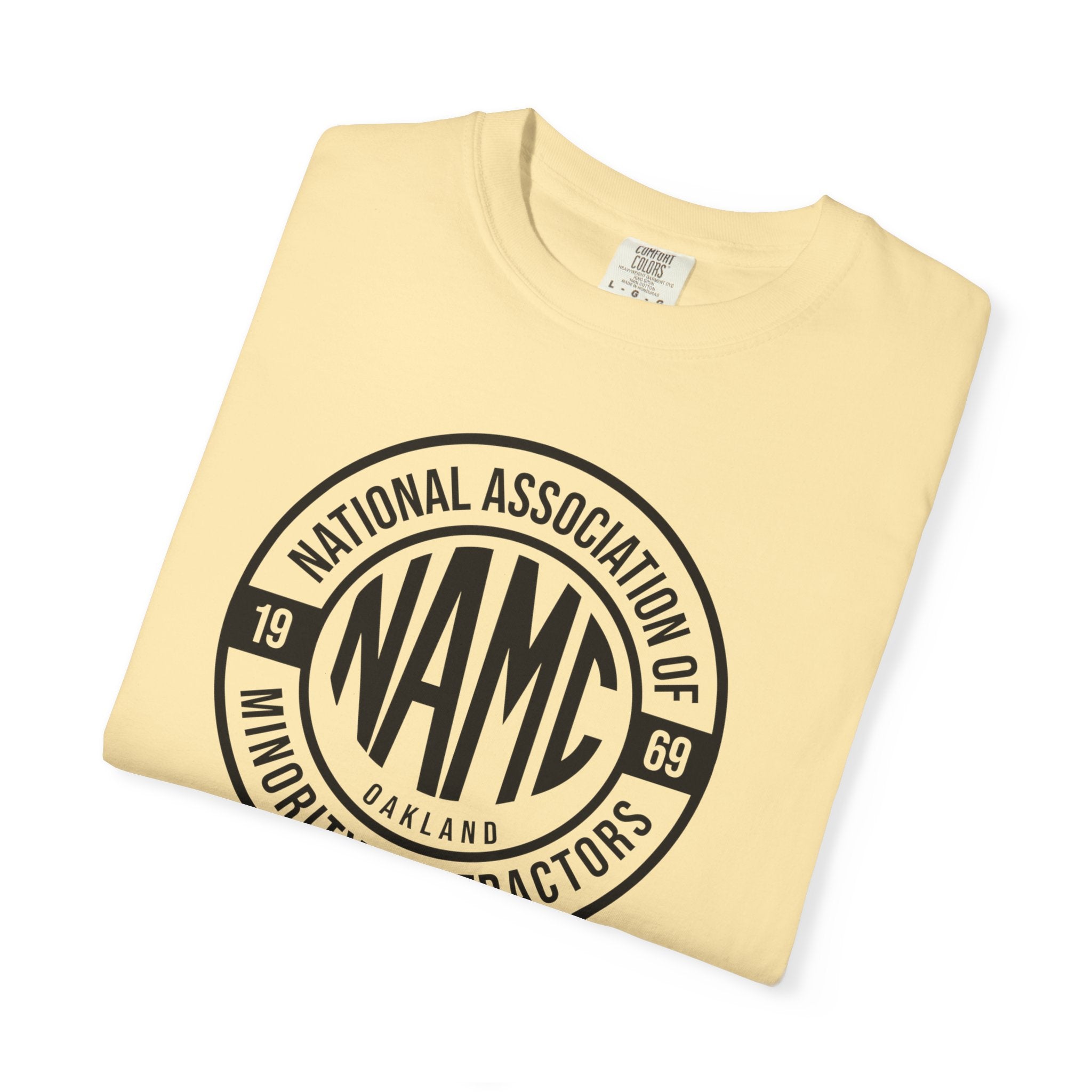 Unisex Garment-Dyed T-shirt with NAMC Logo, Casual Tee, Comfortable Tee, Gift for Him/Her, Eco-Friendly Fashion