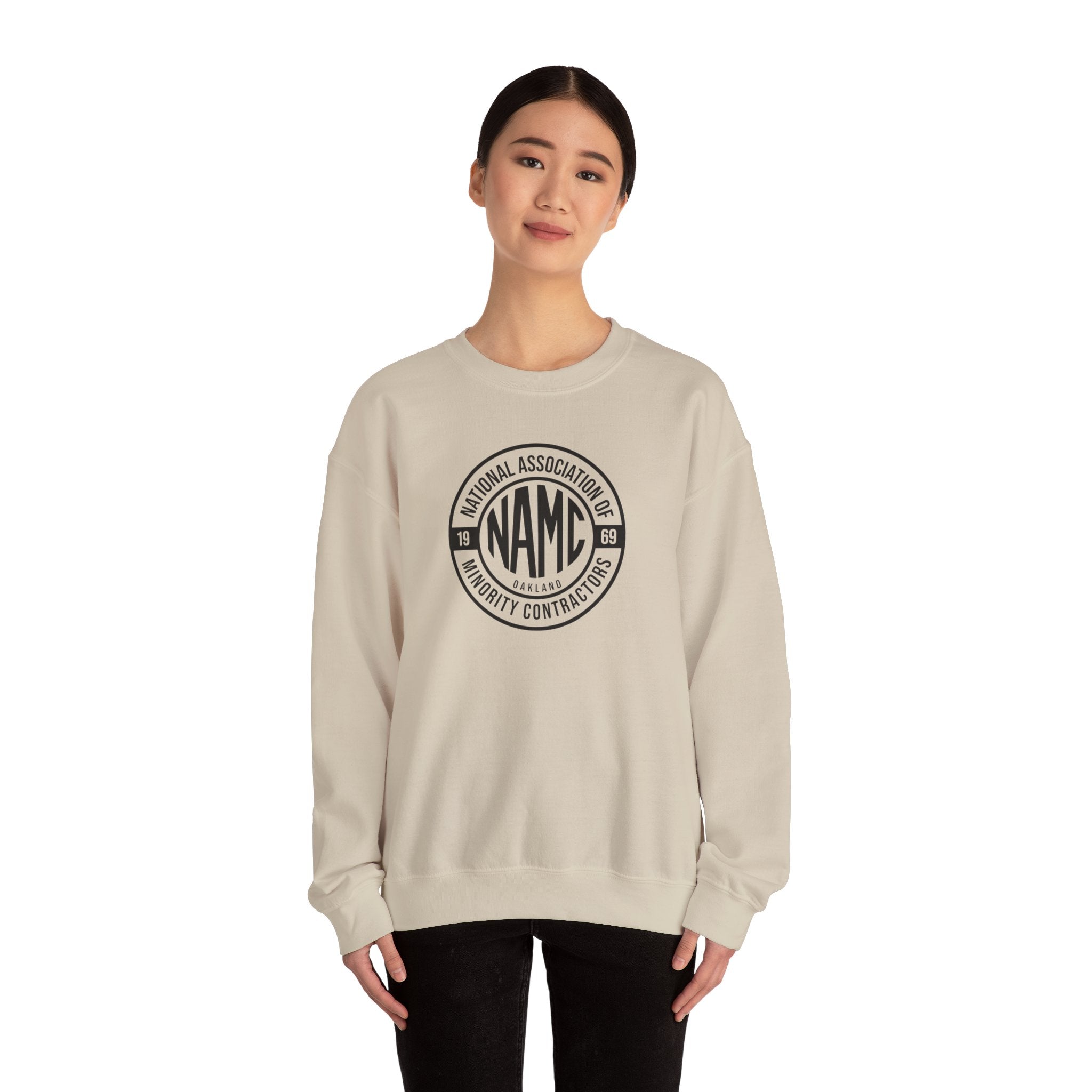 NAMC Unisex Heavy Blend Sweatshirt, Cozy Crewneck for Comfort, Perfect Gift for Contractors, Casual Wear, Team Apparel